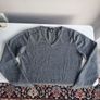 Grey Cashmere V-Neck, Size L Image 7