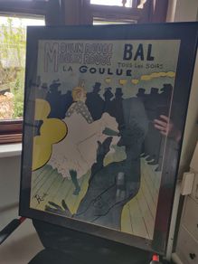 Moulin Rouge Framed Poster, tones are lovely on the poster.