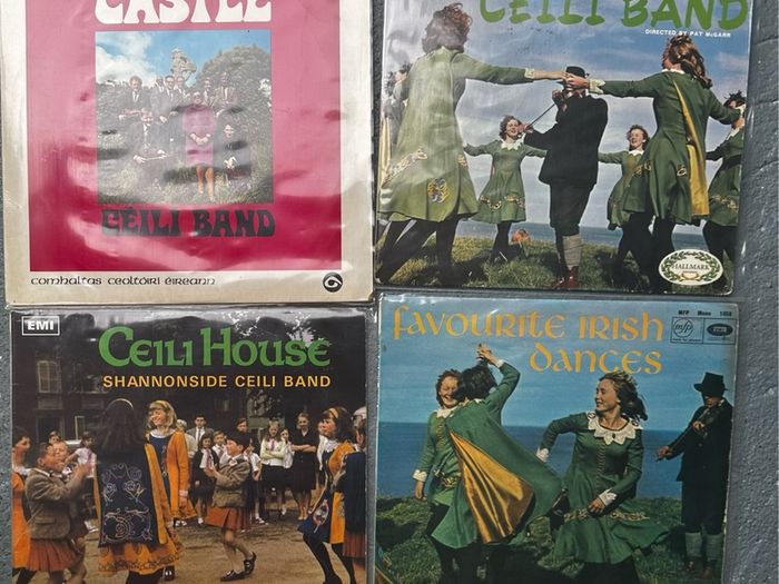 5 euros clearance sale Irish Ceili Trad vinyl albums in vg+ condition 5 euros each