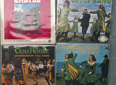 5 euros clearance sale Irish Ceili Trad vinyl albums in vg+ condition 5 euros each