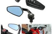 Motorbike Handlebar End Mirrors