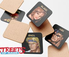 Streets of Rage II Characters 4-Coaster Set