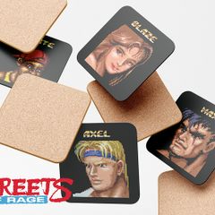Streets of Rage II Characters 4-Coaster Set