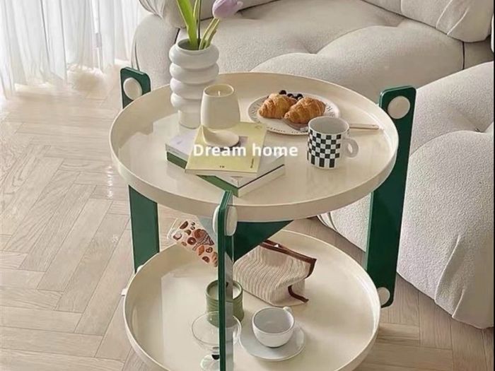 Modern coffee / side table with wheels