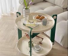 Modern coffee / side table with wheels