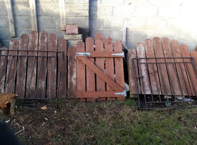 Iron gates