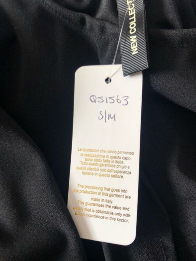 Size 8 black bodycon dress