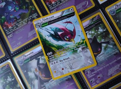 Unfezant ! Full Art ! Non Holo Rare ! from Roaring Skies ! 2015 ! Pokemon Card !