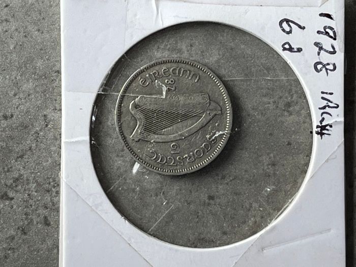 1928 Irish Sixpence