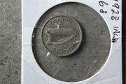 1928 Irish Sixpence