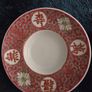Vintage Jingdezhen Mun Shou Longevity Porcelain Rice Bowl Set, Red Famille Rose, 1960s/70s Image 4