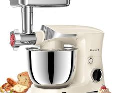 Stand Mixer, 5.5L Food Mixers for Baking, 1500W Tilt-Head Electric Kitchen Mixer
