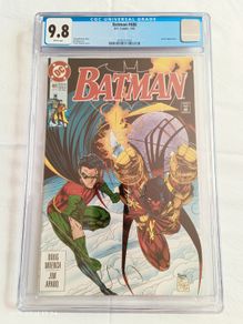 Batman Issue 488 CGC 9.8 Mint Condition Graded Comic Book DC Azrael Appearance