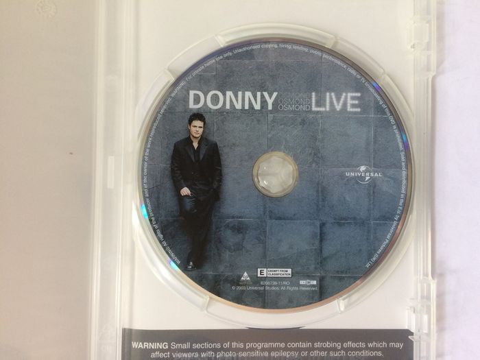 Donny Osmond [2003] Donny Live [Music DVD]