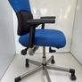 Blue office chairs 2x available Image 2