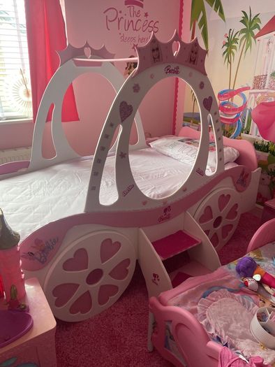 princess carraige bed