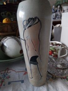 Vintage African Soapstone Vase