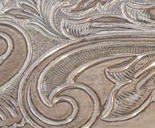 Vintage silver plated tray