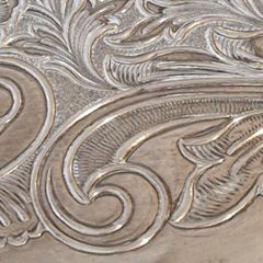 Vintage silver plated tray