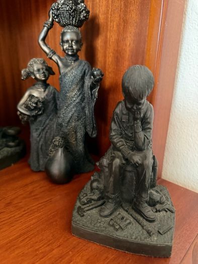 Vintage Collection of Genesis Bronze Ornaments and Busts