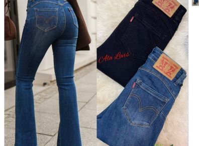 flare jeans trang