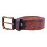 Premium Embossed Genuine Leather Belt Stylish Vintage Designer Belt Durable Formal & Casual Waist Belt Image 7