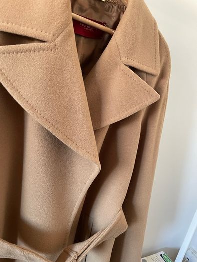 Burberry wool camel coat