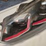 VW Glf MK6 Headlight Front Left Passenger Gti Red Mk7.5 Headlights Image 3