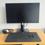 Dell 27 Adjustable Monitor + Logitech Wireless QWERTY Keyboard Image 3