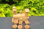 Lovely vintage decorative train bottle