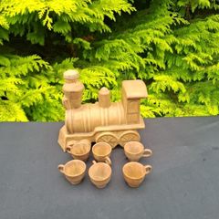 Lovely vintage decorative train bottle