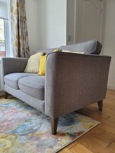 Murphy Home Furniture Charm 2 Seater Sofa. Grey Excellent Condition