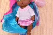 Mini Baby Born Doll and bottle