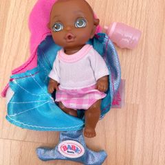 Mini Baby Born Doll and bottle