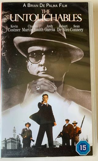 The Untouchables (Brian De Palma Film) [1987] Kevin Costner, Charles Martin Smith, Andy Garcia, Robert De Niro & Sean Connery (PAL VHS Cassette Movie) Academy Award