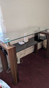 Modern Frankfurt Glass Console Table