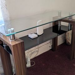 Modern Frankfurt Glass Console Table