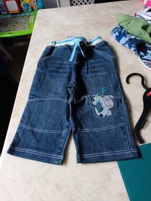 Dunnes Baby Girls  Denim Lined Jeans. Age - 9 months.   B.N.W.T.
