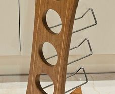 Beveledge Walnut and Ash Winerack