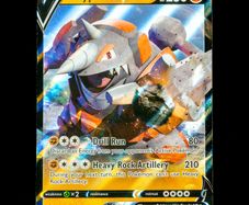 Rhyperior V 095/189 Double Ultra Rare Darkness Ablaze Pokemon Card