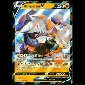 Rhyperior V 095/189 Double Ultra Rare Darkness Ablaze Pokemon Card