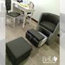 Bespoke Pedicure Chair and small pouf Image 7