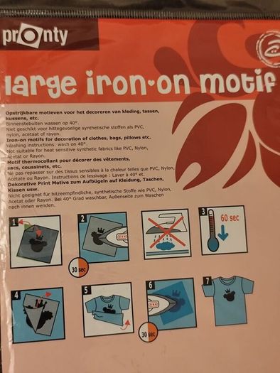 Large Iron On Motifs