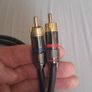 1/4" (6.35mm) TRS stereo to Dual RCA Tosino high performance Image 3