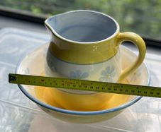 Beautiful Yellow Jug and Bowl Set