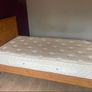 As New - Stunning Extremely Solid Single Wooden Bed Frame - Can Deliver Image 2