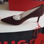 HUGO BOSS Ladies Leather Pumps Shoe INES 60-s, 50480738 Dark brown201, 41 EU Image 4