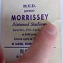 Morrissey  Concert Ticket From 1991 National Stadium. Image 8