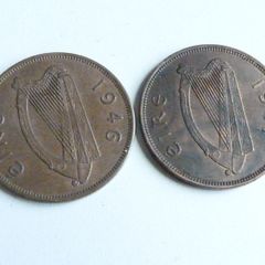 Excellent Irish pennies