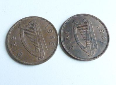 Excellent Irish pennies